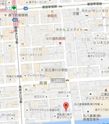 【地図】 | 清澄白河レジデンス弐番館