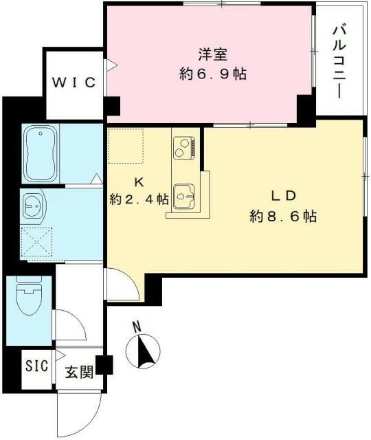 オークレール上落合の間取り