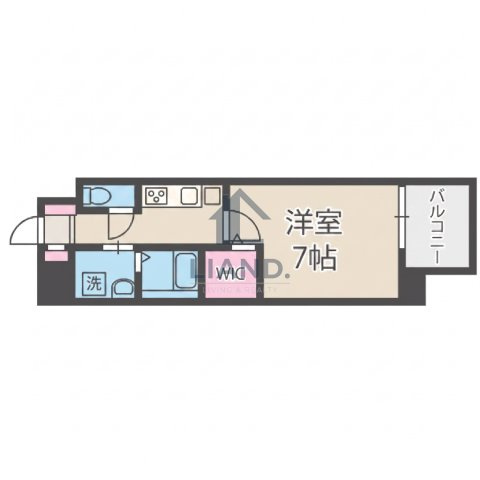 レブリアント清川Ⅱ　高宮小学校区の間取り|レブリアント清川Ⅱ