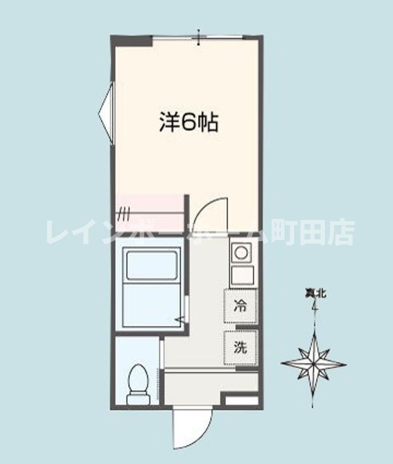 MELLAS八王子3※初期費用分割後払いサービス利用可能物件の間取り