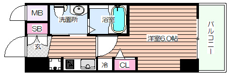 【間取り】 | エステムコート新大阪Ⅺリンクス
