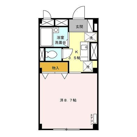 コンフォート上北沢の間取り