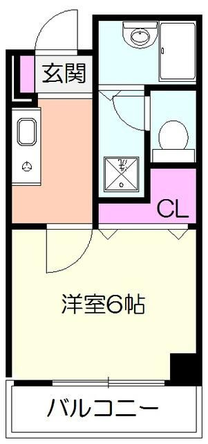 相模原市南区松が枝町の賃貸マンションの間取り