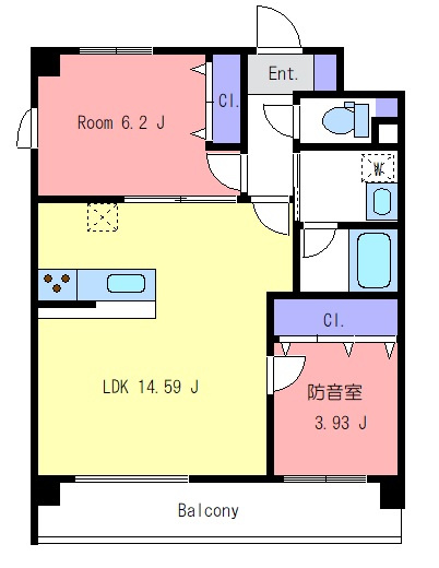 La casa dolce(ラ　カーサ　ドルチェ)の間取り