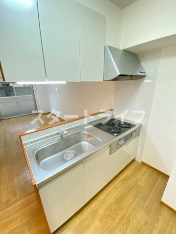 大阪市東淀川区小松２丁目の賃貸マンションのキッチン