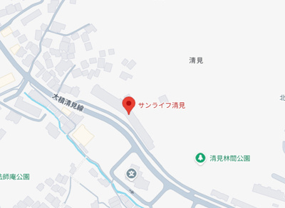 【地図】 | サンライフ清見