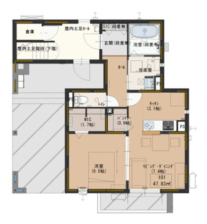 仲介手数料（賃料の1.10ヵ月）の50％OFF対象物件！の間取り