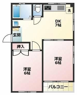 ランドフォレスト北砂の間取り