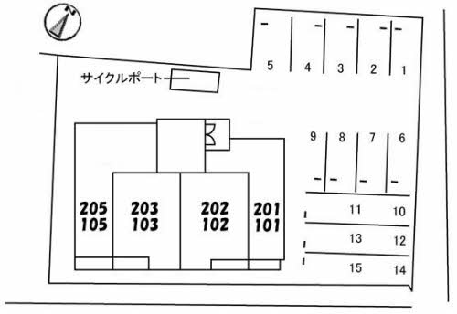 コンソラーレ　参番館の駐車場
