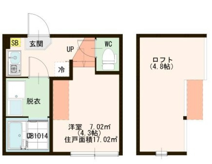 ハーモニーテラス宝町 の間取り