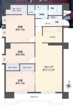 パークハイツ山鼻の間取り