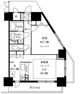 【間取り】 | サンクレール荒川ブランガーデン | 間取りです。
