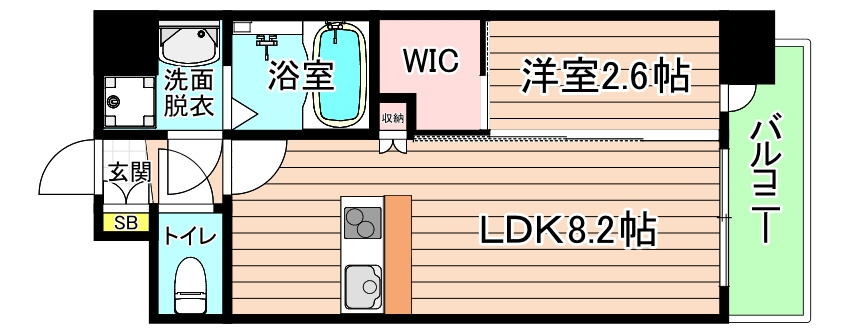セレニテ蒲生四丁目駅前アリエの間取り