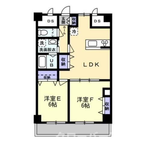 Ｓ－ＦＯＲＴ栗林公園北の間取り|間取図