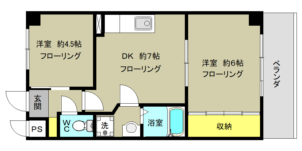ケヤキハイツの間取り