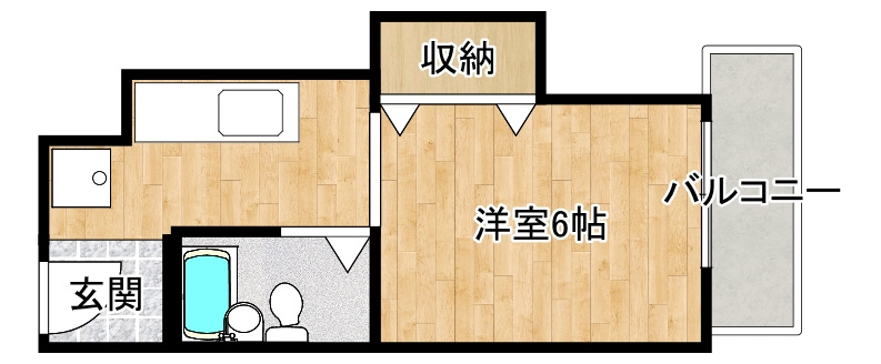 茨木市春日２丁目の賃貸マンションの間取り
