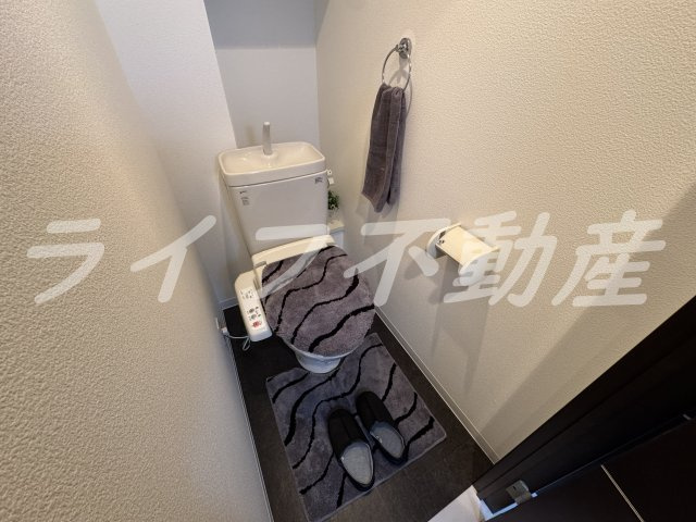 ラムール玉造のトイレ|コンパクトで使いやすいトイレです