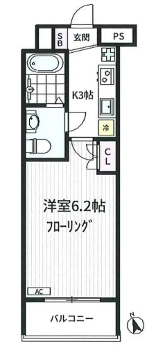 モトパーク御茶ノ水の間取り