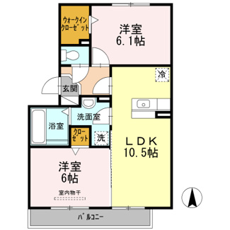 【間取り】 | ファミール上石川