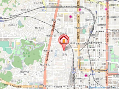 【地図】 | アルカディア辻町　A.B棟
