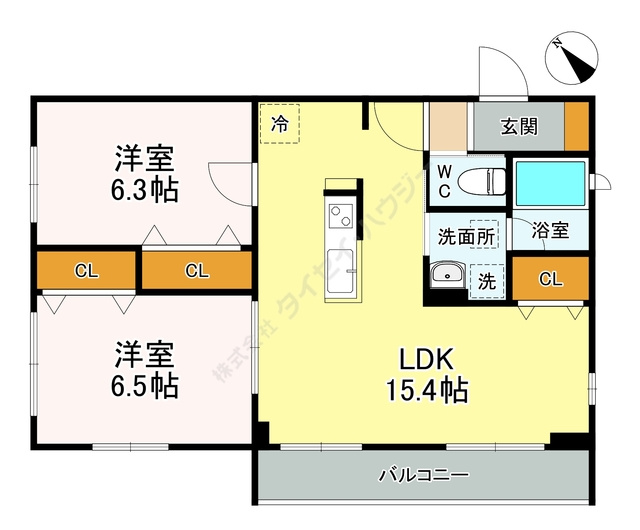 フォレストタウンの間取り