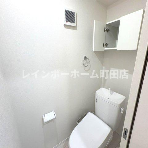 MELLAS八王子3※初期費用分割後払いサービス利用可能物件のトイレ|※同施工参考画像