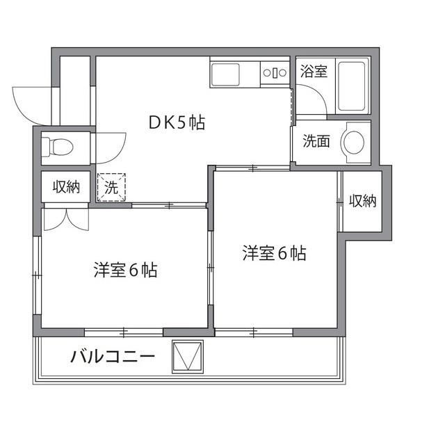 シャンポール氷川台の間取り