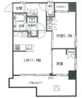 【間取り】 | グラシユメゾン川口 | 間取りです。