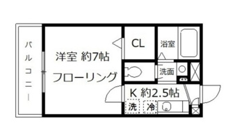 【間取り】 | コーネル・スリー | 間取りです。