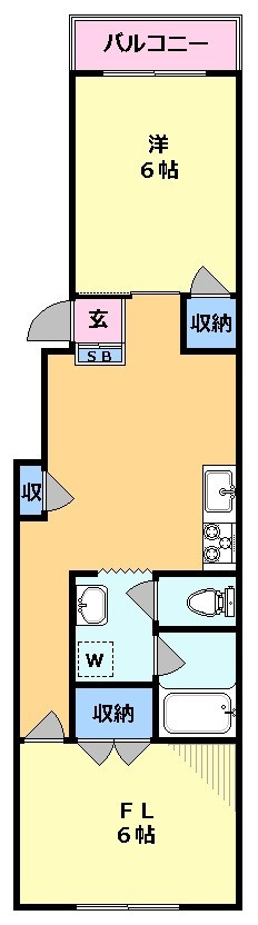 ハイフラット赤堤の間取り