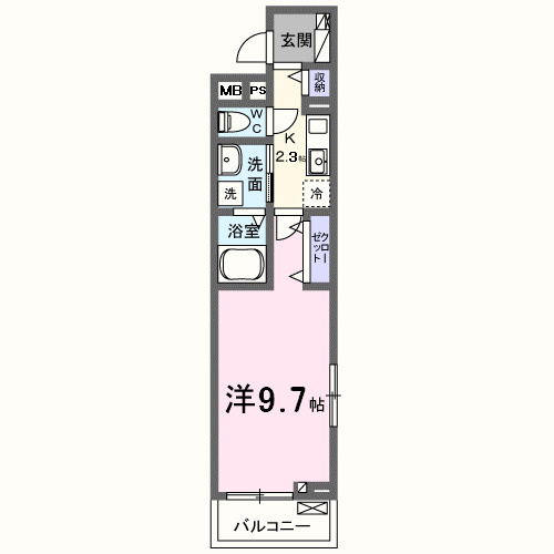 【間取り】 | ベルドミール美野島 | 間取図