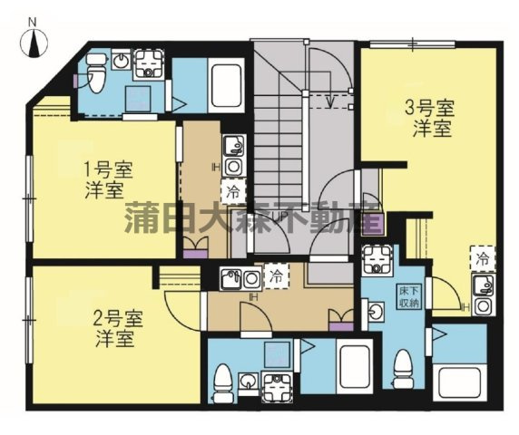 Maison Sora(メゾンソラの区画図