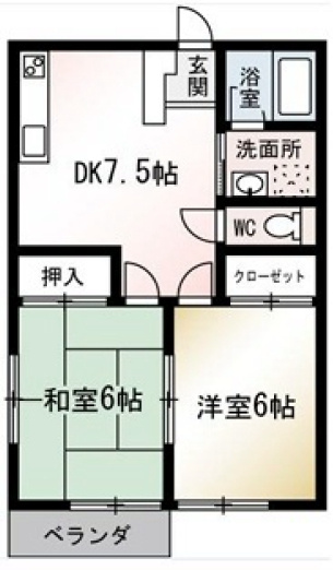 【間取り】 | サンヴィレッジ | 反転タイプになります。