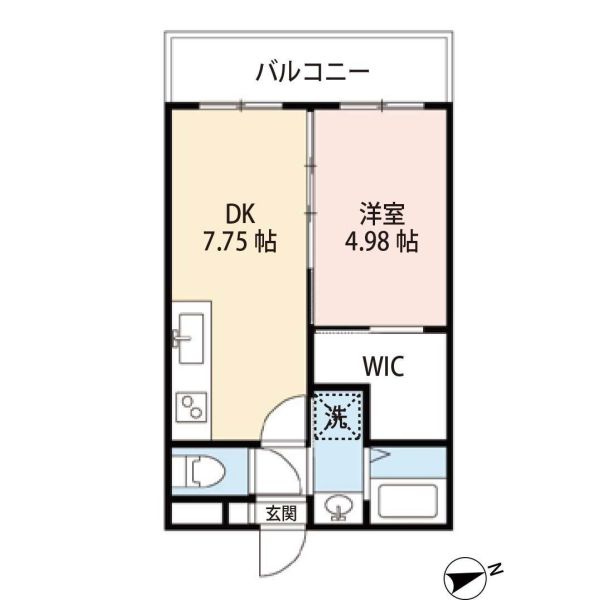 M’scourt今津山中町の間取り