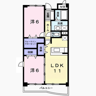 【間取り】 | ラ・コモード