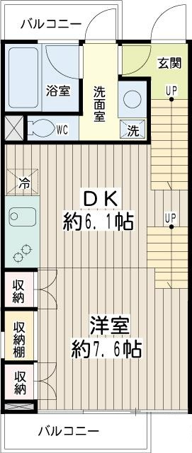 ＦＬＥＧ自由が丘ＥＬ の間取り|間取りです。