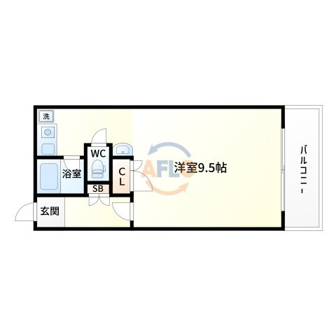 H`s flatsの間取り|H's flats　間取り