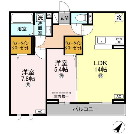 D-PLACE本町の間取り