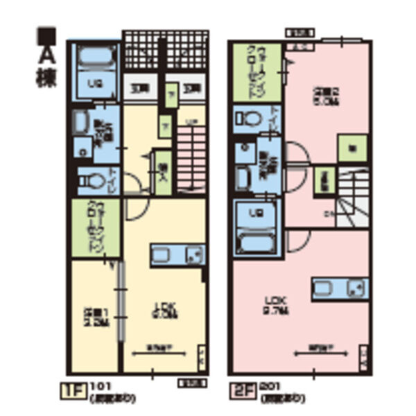 【新築】ミモザA棟の間取り