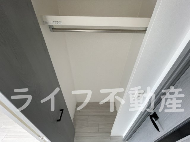 レジュールアッシュOSAKA新深江の収納|大きなスペースがあり、収納には困りません