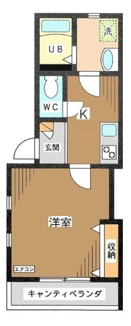 メゾン・平の間取り|間取りです。