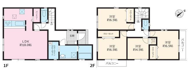 【間取り】 | 厚木市飯山南5丁目　新築分譲住宅　全1棟