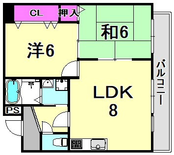 ゼハールト橘の間取り