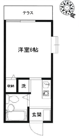 パナハイツ岡田の間取り