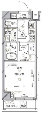ディアレイシャス押上スカイタウンの間取り