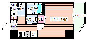 【間取り】 | ファーストステージ京町堀レジデンス