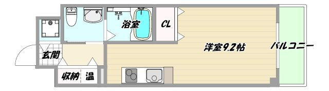 大阪市淀川区木川西１丁目の賃貸マンションの間取り