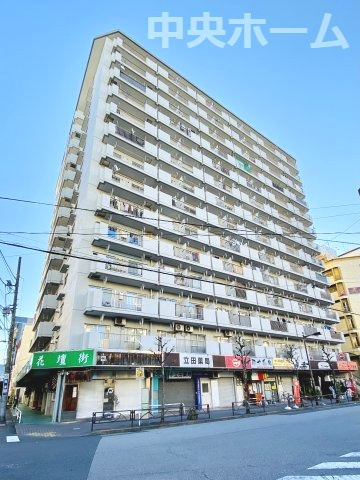 錦糸町ハイタウンの外観|外観。「錦糸町駅」徒歩4分のロケーション。総戸数：315戸のビッグコミュニティ。