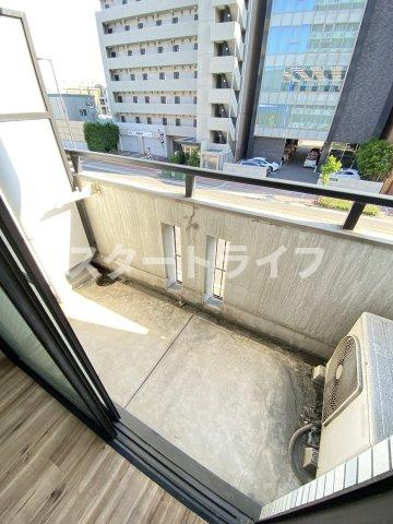 大阪市東淀川区豊新２丁目の賃貸マンションのバルコニー
