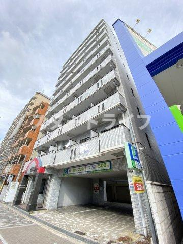 大阪市東淀川区豊新２丁目の賃貸マンションの外観